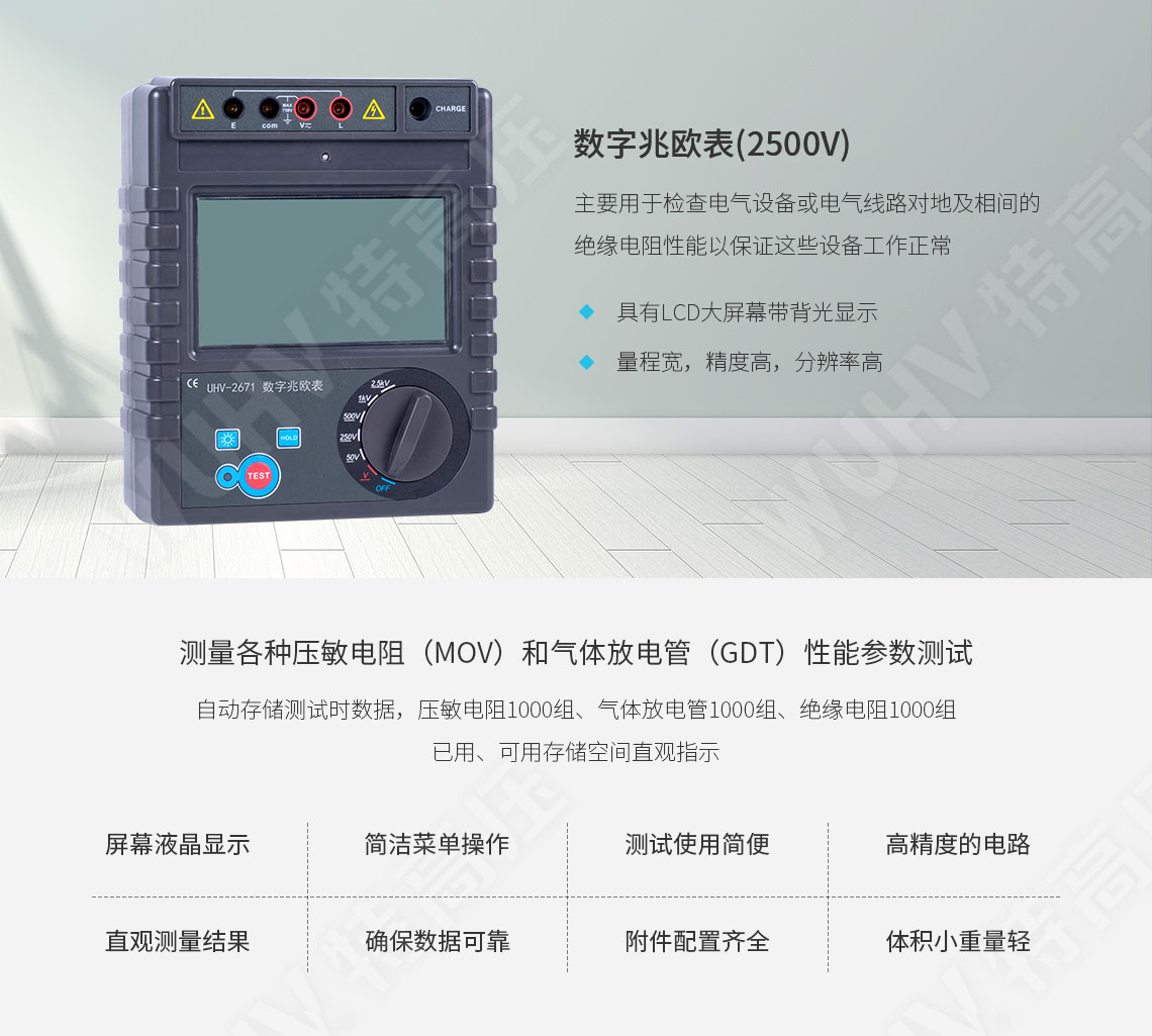 HT2671 數字兆歐表(2500V)(圖1)